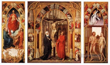  triptych Canvas - Triptych of the Redemption Rogier van der Weyden